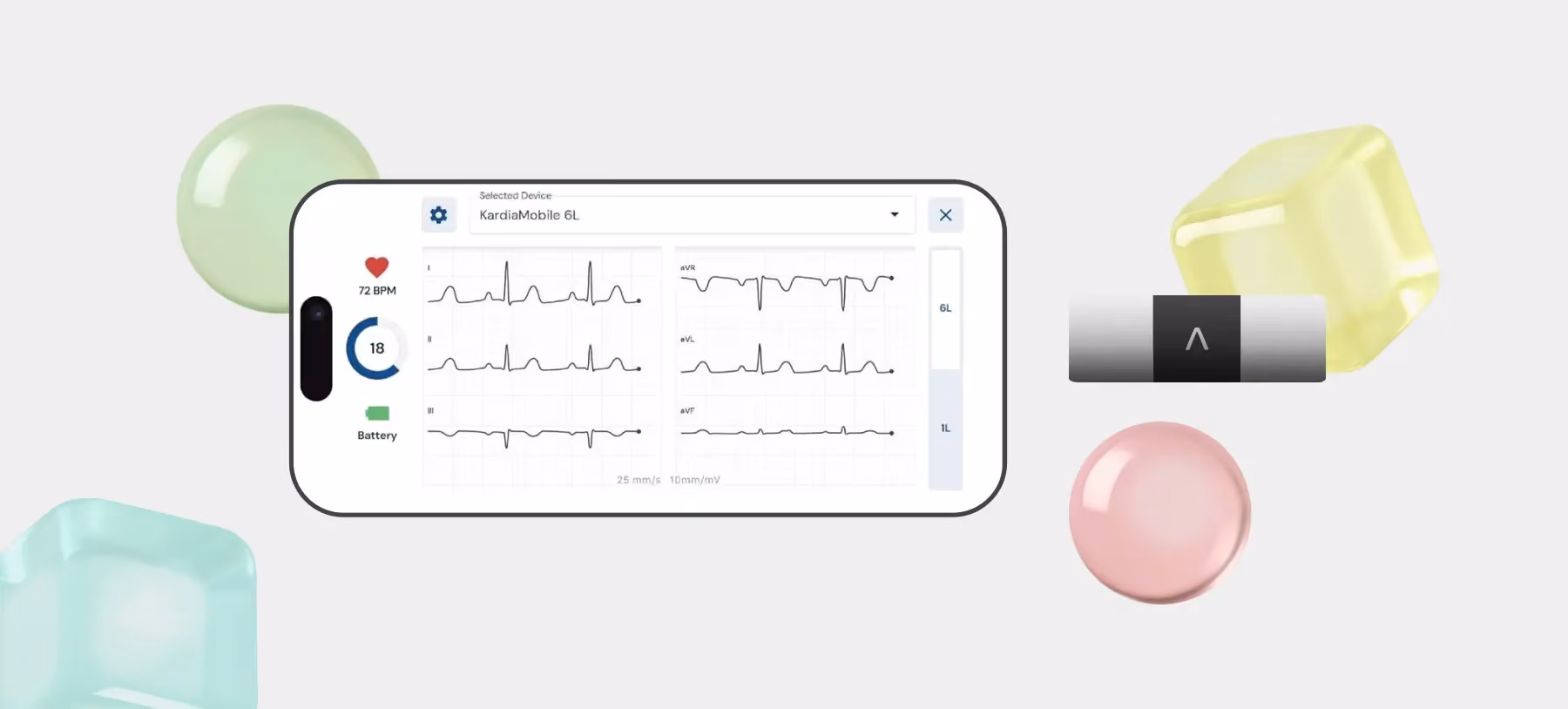 Universal medical-device SDK: interface screens