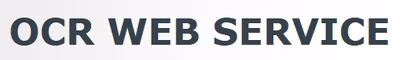 OCR Web Service logo